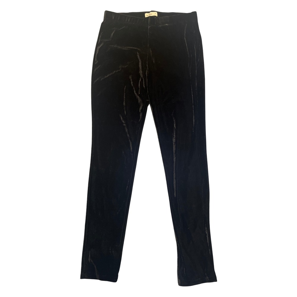Hollister Velvet Pants Women's Sz M Elastic Waist Stretch‎ Comfort Whimsy Goth